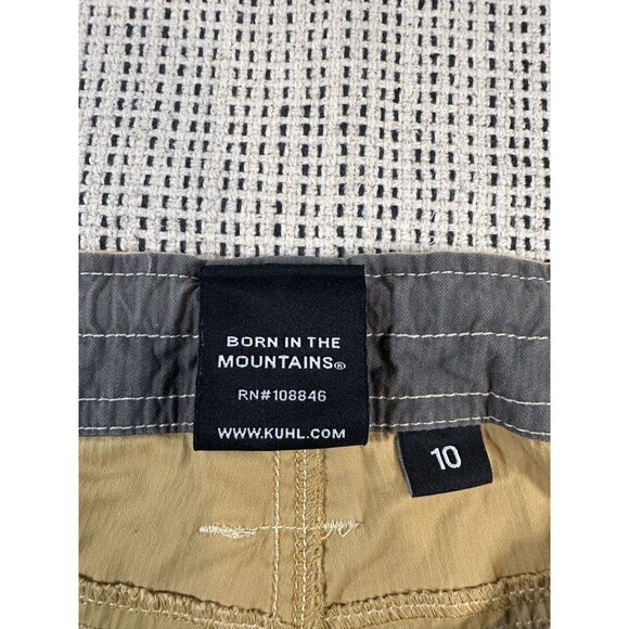 Kuhl Capri Hiking Pants Women's 10 Khaki Outdoor Adventure Stretch Performance - Picture 6 of 12